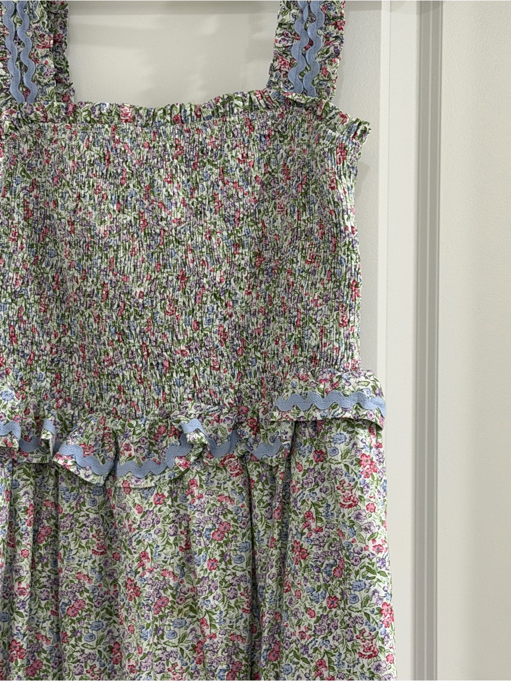 Floral Smocked Neuflora Maxi Dress - Picture 2 of 5